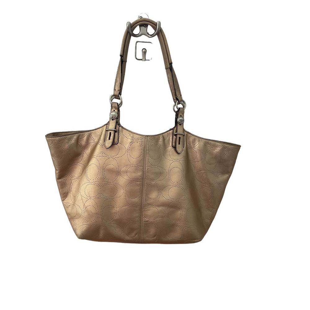 Coach Gold Signature Bag - Picture 5 of 9